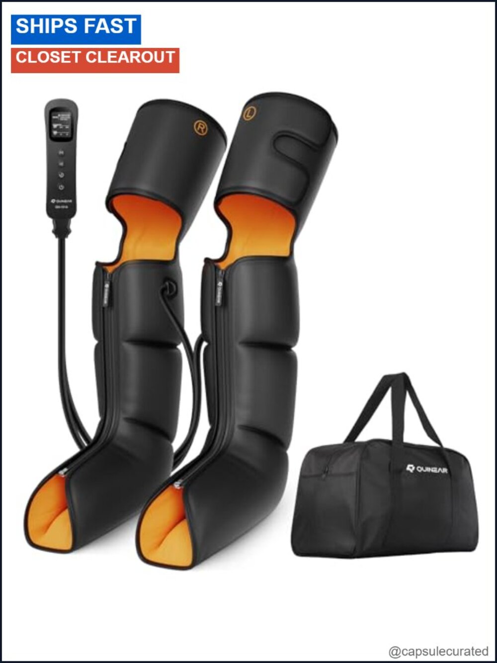 Leg Massager with Compression, Foot Calf & Thigh Massage Boots for Circulation